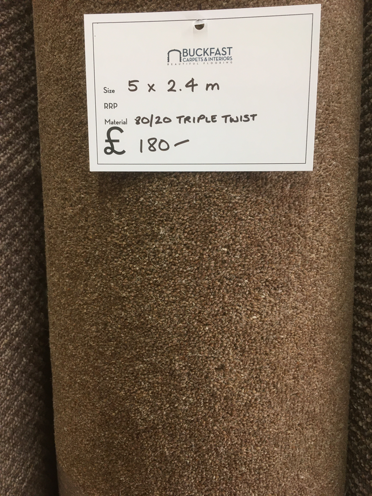 Wool Rich Chocolate Brown 5 x 2.4 m