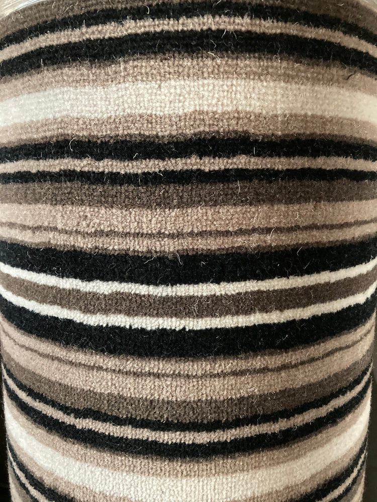 Grey and Black Wool Rich 6.3 x 4 m