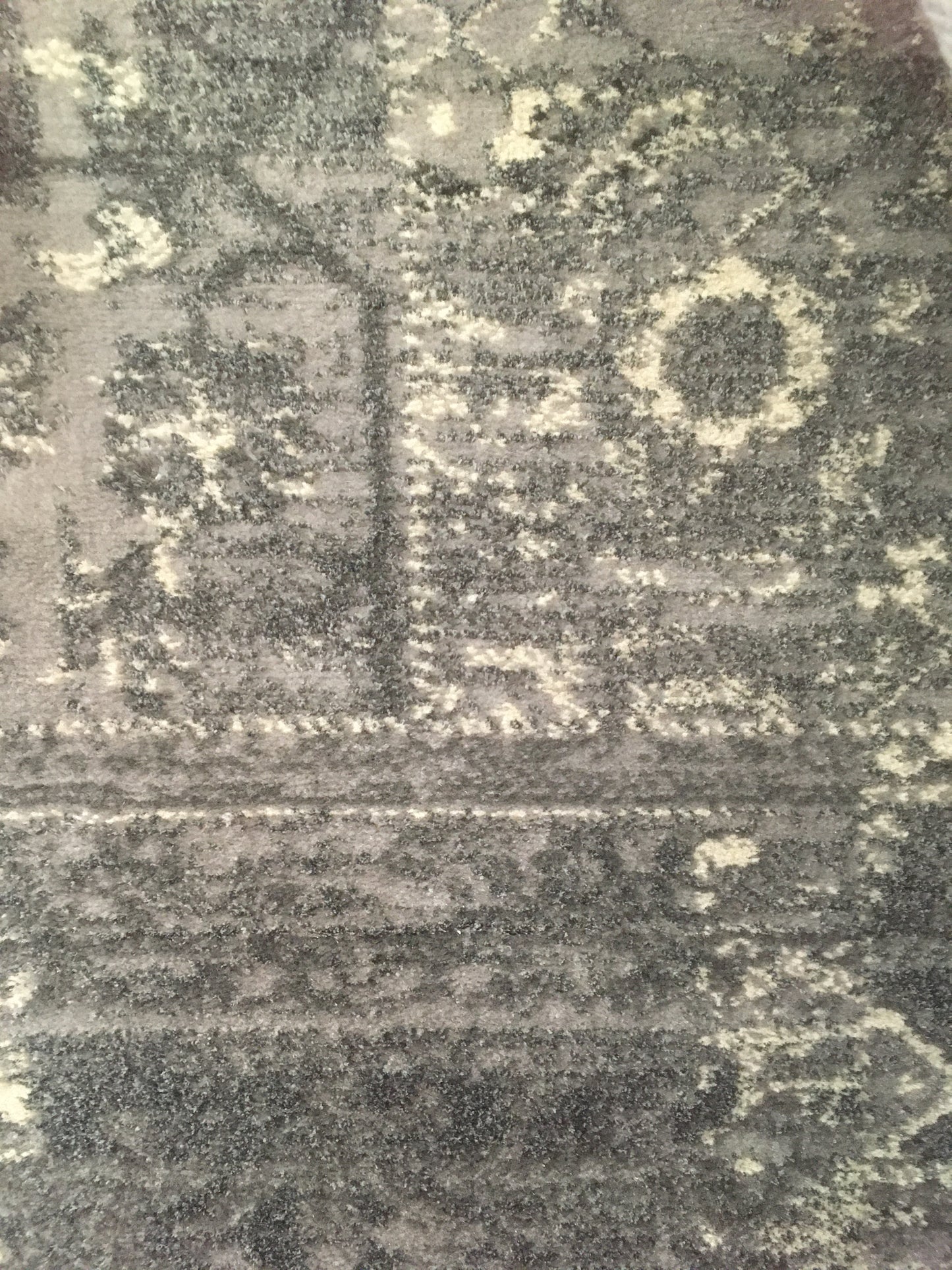 Grey/Cream Man made 120 x 170 cm