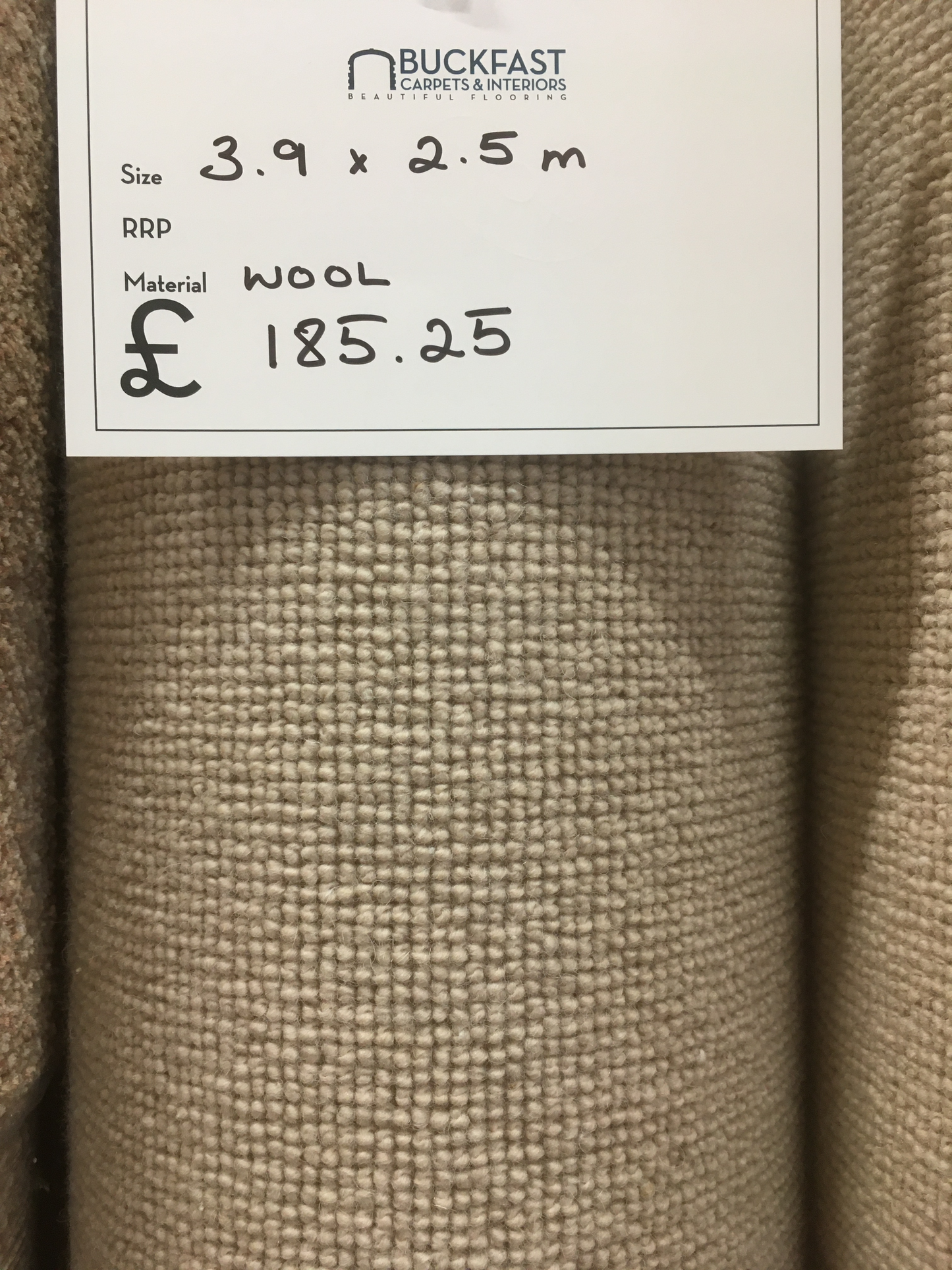 Taupe 100% Wool Loop